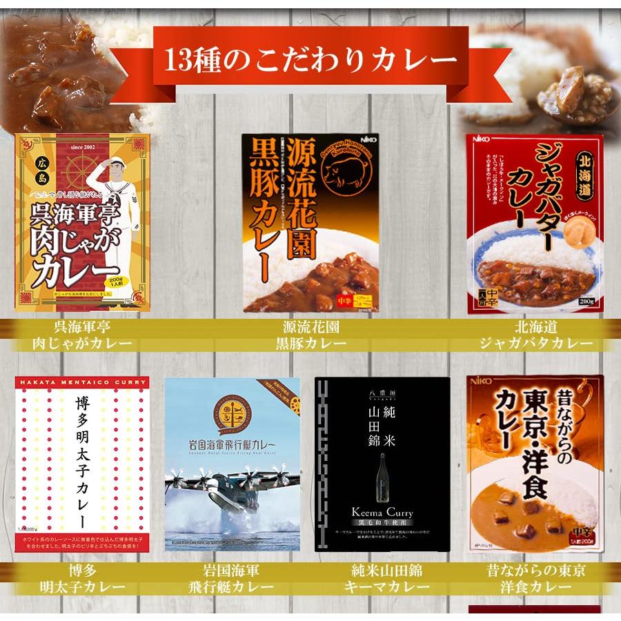 日本全国 ご当地 レトルトカレー 13種ギフトボックス 詰め合わせ セット プレゼント
