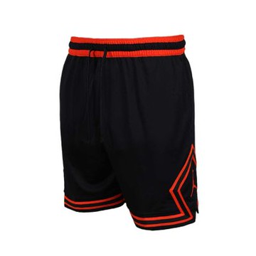 NIKE 男籃球短褲-五分褲 DRI-FIT 訓練 運動 HF9911-011 黑橘