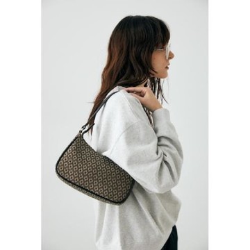 外貿U選 貓西M家YD 日本ins小眾復古老花提花時髦腋下包