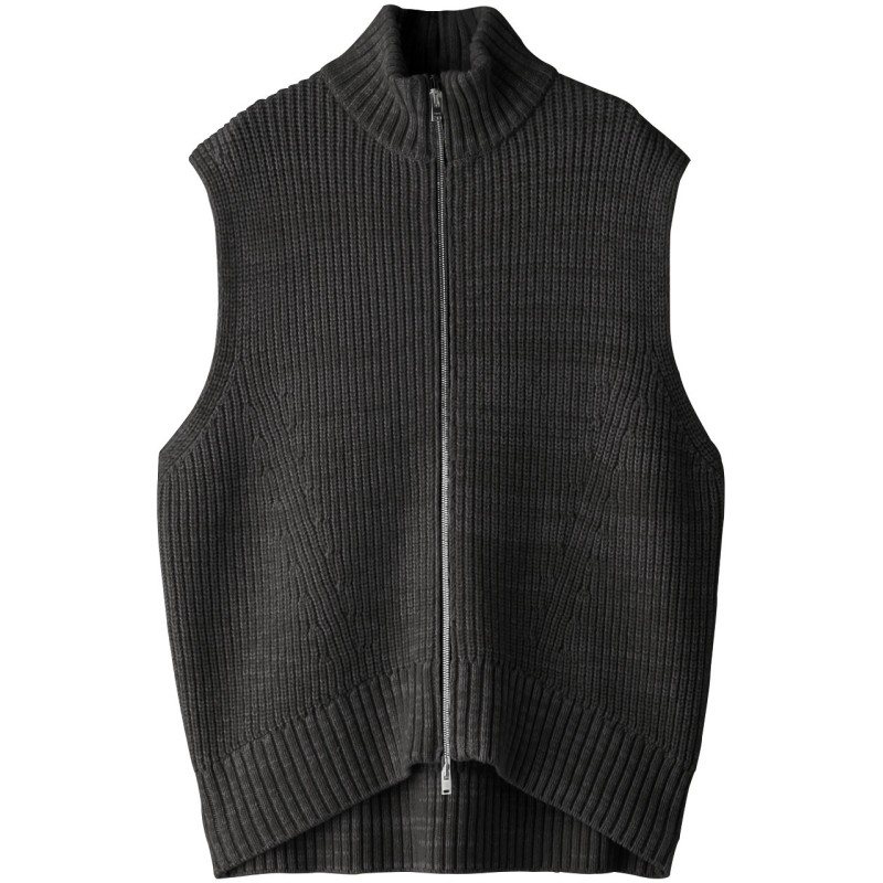 Cinoh チノ ウールドライバーズ ニットベスト レディース グレー 36 通販 Lineポイント最大1 0 Get Lineショッピング