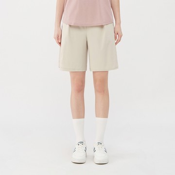 GIORDANO  女裝冰涼感休閒短褲 G-MOTION系列 - 99 米咖色