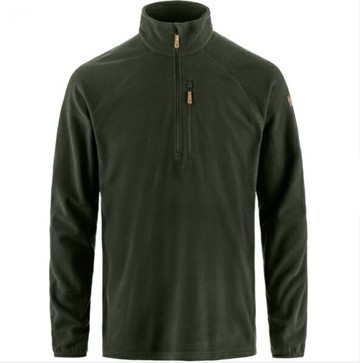 ├登山樂┤瑞典 Fjallraven Ovik Lite Fleece半開襟夾克 男 # FR12600243-662 深森綠