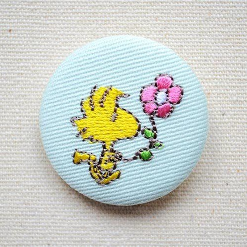 刺繍ブローチ スヌーピー パステル(ウッドストック お花) PEANUTS/ピーナッツ 名前 作り方 S02B1385 | LINEブランドカタログ