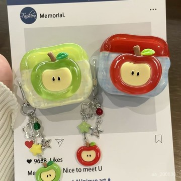 ✨限時特惠✨立體格紋蘋果airpods 4套四代保護殻airpodPro2適用蘋果耳機套3代