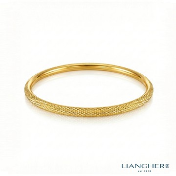 【良和珠寶】細耀金暉黃金手環 黃金手環 足金黃金 (金重:3.09錢 ±0.01)