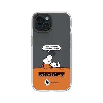 iPhone 15 Clear 透明 - 史努比 Snoopy 75th Anniversary - 75週年-休息一下