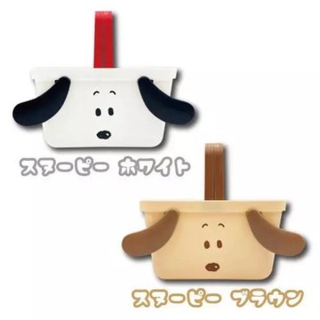 嘻嘻日貨🐾 現貨 日本限定 SNOOPY 史努比 造型手提籃 收納籃 收納盒 工具盒 收納箱 收納
