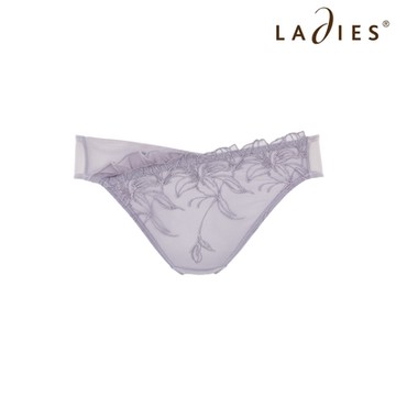 蕾黛絲-心動蔓延V真水低腰內褲M-EL 沉靜灰紫