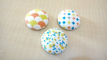 手感布包釦磁鐵 - 幾何