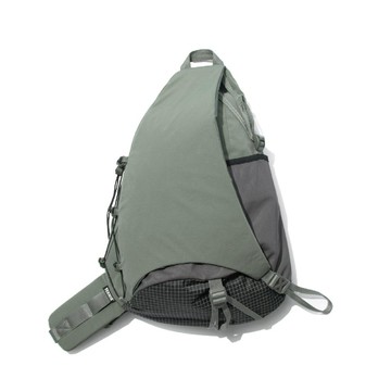 側肩包 肩背包 Texnic Drawstring 防潑水 綠 斜背 FLM36262B0004FOL
