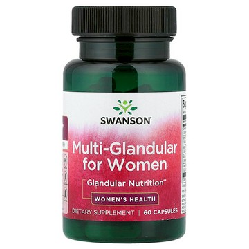Swanson, Multi-Glandular 女性補充劑，60 粒膠囊