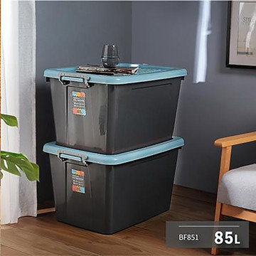 KEYWAY百富滑輪整理箱/BF851/85L/藍