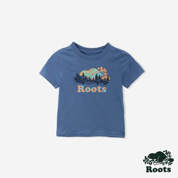 Roots 小童-NATURE IS MAGIC LOGO 短袖T恤