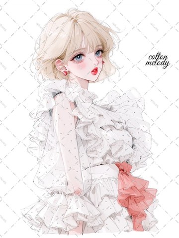 原創貼紙 no.8273 人物貼紙 原創貼紙 人物貼紙 女孩貼紙 原創人物貼紙