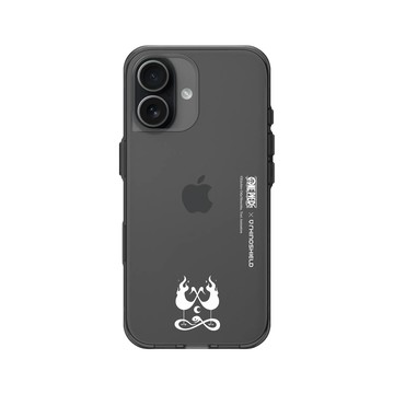 iPhone 17 Clear (相機按鈕) 酷墨灰 - 航海王 One Piece - 標誌系列-和之國
