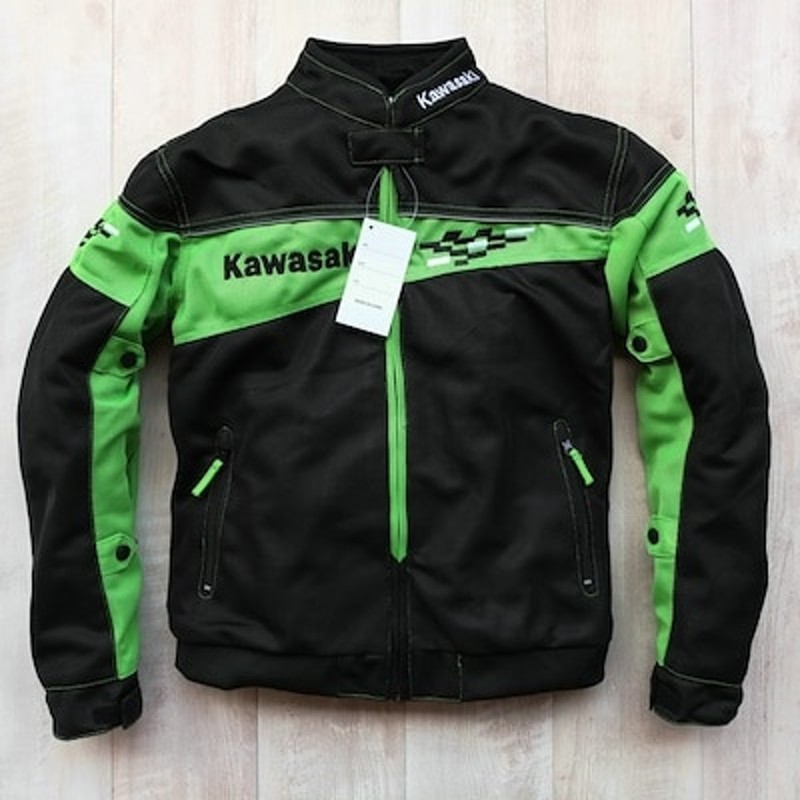 バイクウエア ライダース ジャケット カワサキKAWASAKI メッシュ