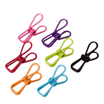 【台灣現貨🔥強勁夾力】彩色防風曬衣夾 防強風 防潮 強力夾力 金屬烤漆 曬襪 曬衣夾 曬衣服 曬襪夾 衣架 曬襪 夾子