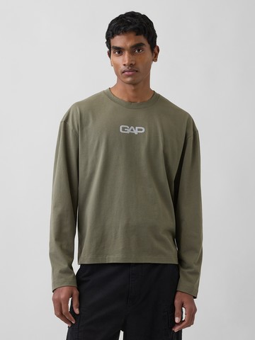 寬鬆版Gap Logo短版T恤