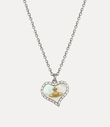 Vivienne Westwood Petra Pendant Necklace Platinum-gold-white-pearl-tint-mop-white-opal Platinum-gold-white-pearl-tint-mop-white-opal Women