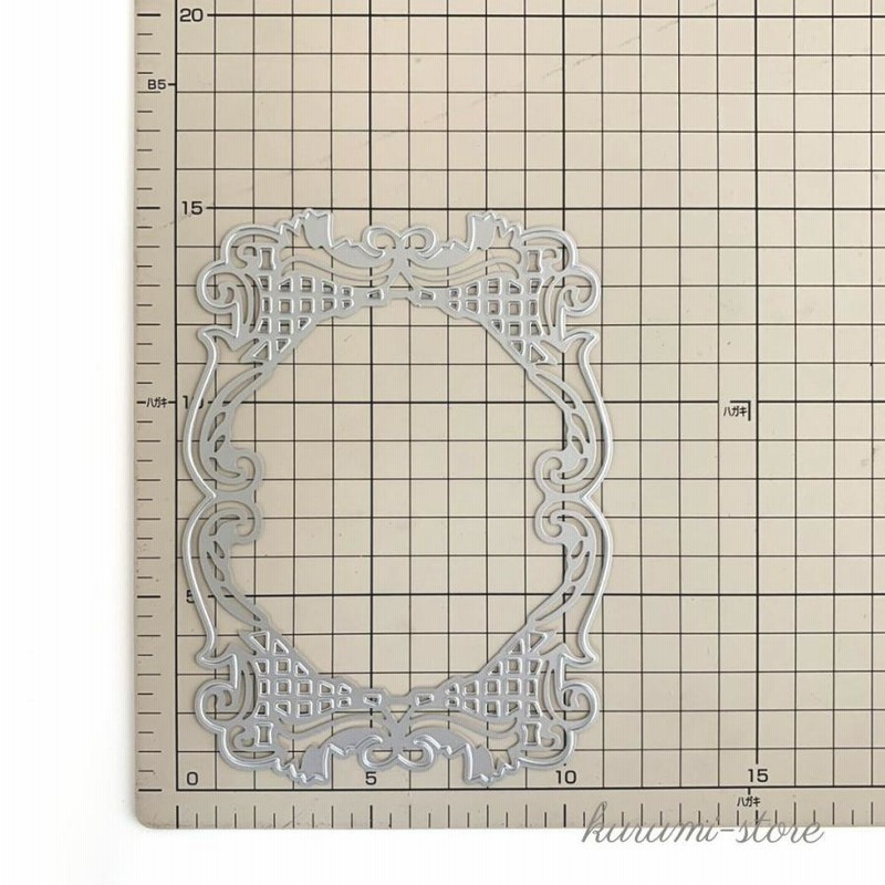 ダイカット 型 065 フレーム 縁飾り カード スクエア スクラップ