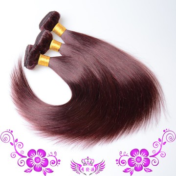 美琪 peruvian straight hair紅色 真髮假髮 祕魯