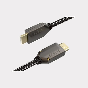 HDMI 2.1 鋅合金公對公影音傳輸線 1M