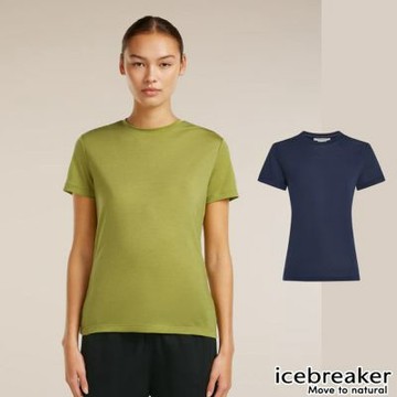 【Icebreaker】女 美麗諾羊毛 Core 圓領短袖上衣.T恤.運動休閒衫_IB0A56Y4