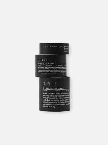 GBH HOME MASKING TAPE BLACK (3 SIZE)
