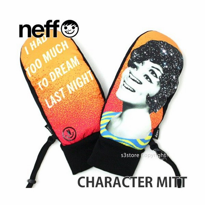 18model ネフ キャラクター ミット Neff Character Mitt 17 18 スノーボード スキー グローブ ミトン Snowboard Glove カラー Dreamer 通販 Lineポイント最大0 5 Get Lineショッピング