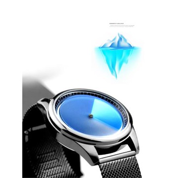 節日禮物 譯時Enmex酷潮學生手表立體漸變色旋渦炫目新穎創意腕表