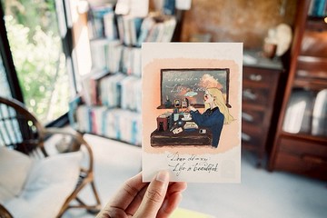 風和日麗女孩 明信片