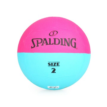 spalding team 躲避球#2-2號球 桃紅水藍