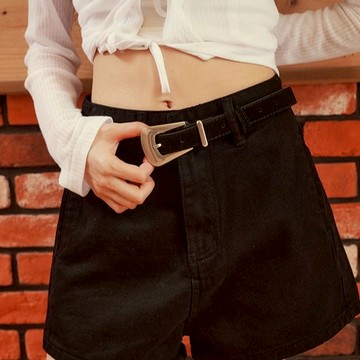 [快速出貨]【CACO】麂皮霧銀質感皮帶 任選