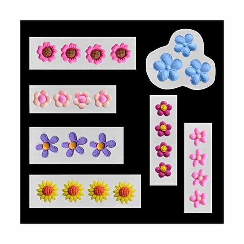 レジン シリコン モールド 花 アクセサリー パーツ 立体 お花のカボション Uvレジン ハンドメイド 抜き型 石鹸 キャンドル 7種類セット 通販 Lineポイント最大get Lineショッピング
