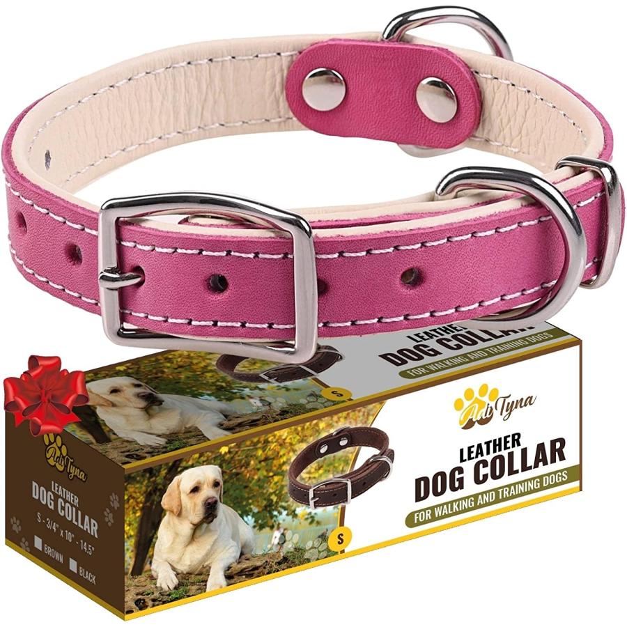 Leather female hot sale dog collars