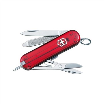 (預購) Victorinox 瑞士維氏 Signature 8用 58mm 瑞士刀/軍刀-透殼紅 1st (VI1051)
