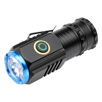 RONEVER 迷你充電式手電筒  1個  黑色