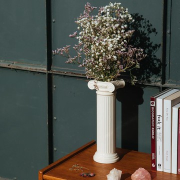 西班牙 Doiy 希臘系列雅典娜花瓶白色裝飾陶瓷花瓶裝飾擺件