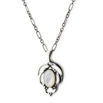 【Georg Jensen 喬治傑生】2016年度珍珠母貝純銀項鍊