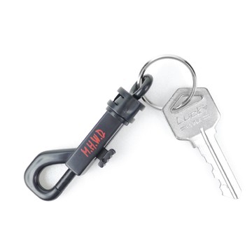 Matchwood P-Hook 勾扣鑰匙圈 黑底紅字款 官方賣場