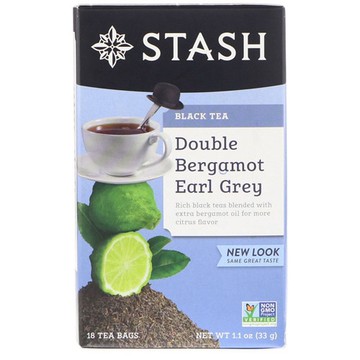 Stash Black Tea Double Bergamot Earl Grey 18 Tea Bags