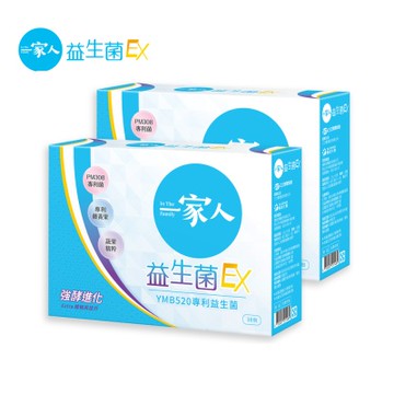 【YM BIOMED 陽明生醫】一家人益生菌EXx2盒 (30包/盒)