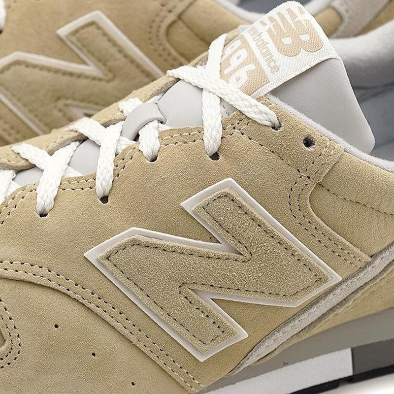 イエナ　ニューバランスベージュ スエード メッシュ スニーカー New Balance｜スエード メッシュ Nロゴ ランニング スニーカー