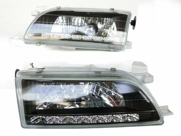 大禾自動車 日規 黑框 LED 大燈 適用 COROLLA AE100 1993-1997