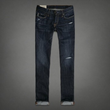 AF a&f Abercrombie & Fitch 牛仔長褲  藍色  1561