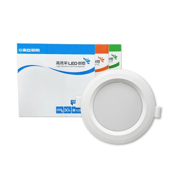TOA 崁孔 20 公分 30W LED 崁燈 嵌燈 ( 白光 黃光 自然光 ） 天花板燈 投射燈 客廳 玄關 走道 【2入組】