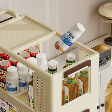 小推車置物架廚房落地臥室多層嬰兒零食移動浴室衛生間收納儲物架