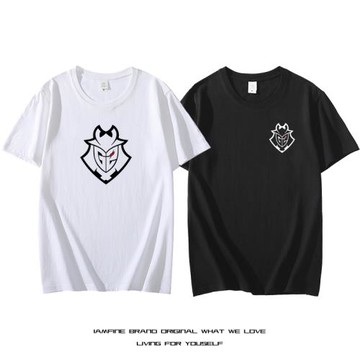 G2戰隊周邊短袖隊服游戲CSGO比賽電競t恤夏季學生純棉niko衣服夏