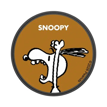 GRIP O (MagSafe 兼容） 黑 - 史努比 Snoopy - 吶喊