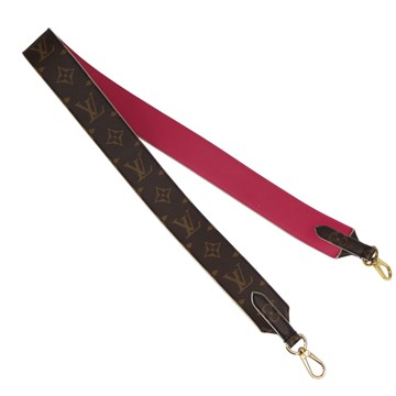 LOUIS VUITTON LV 路易威登 棕色 原花帆布 背帶 J02285 【二手名牌BRAND OFF】